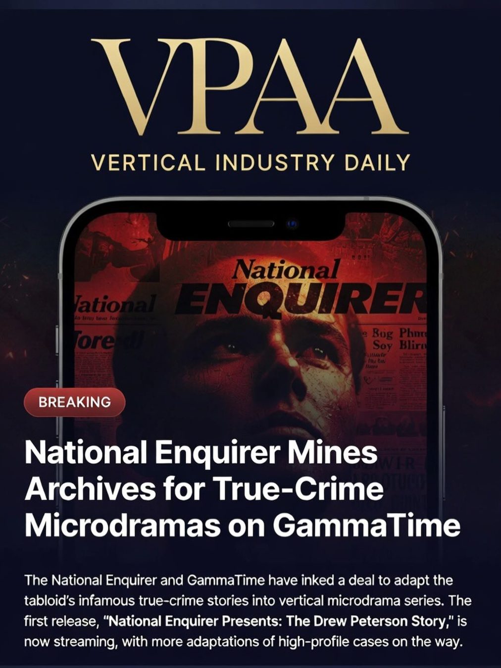 National Enquirer Archives Become Vertical True-Crime Microdramas