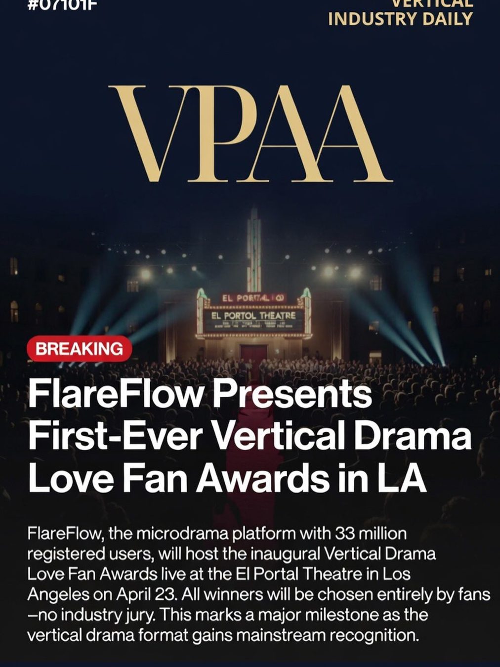Vertical Drama Gets Its First Awards Show, and Hollywood Is the Venue